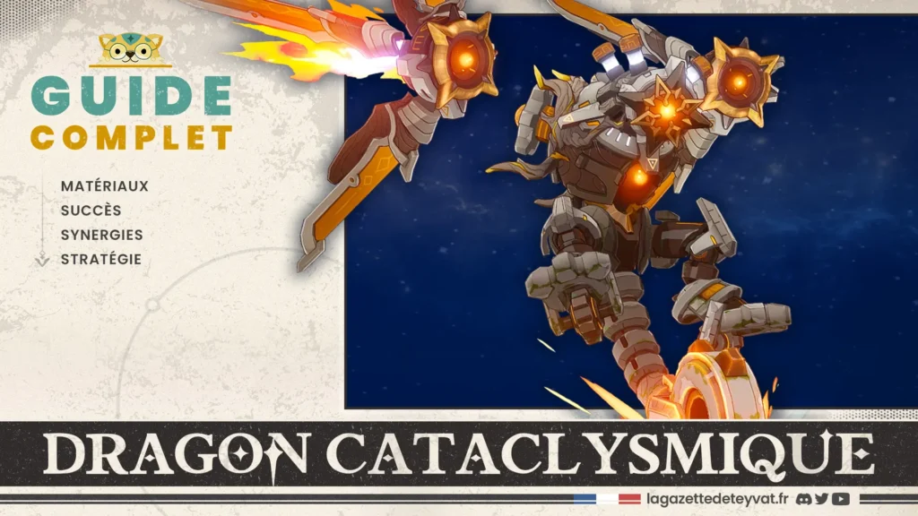 Dragon cataclysmique Genshin Impact, guide complet, matériaux, succès, synergies, stratégie