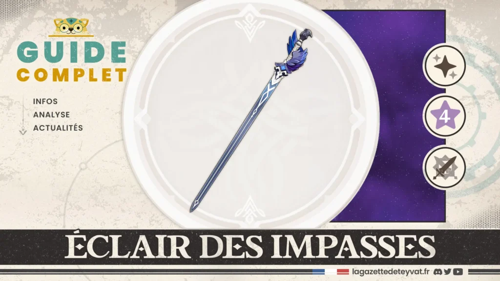 Éclair des impasses Genshin Impact, guide complet, farm, personnages conseillés