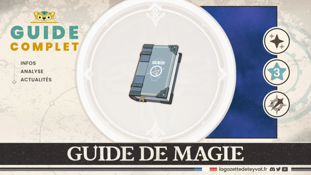 Guide de magie Genshin Impact, guide complet, farm, personnages conseillés