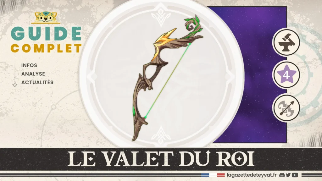 Le valet du roi Genshin Impact, guide complet, farm, personnages conseillés