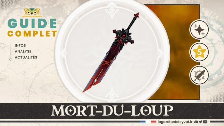 Mort-du-loup Genshin Impact, guide complet, farm, personnages conseillés