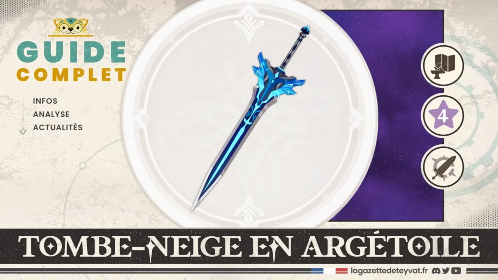 Tombe-neige en argétoile Genshin Impact, guide complet, farm, personnages conseillés