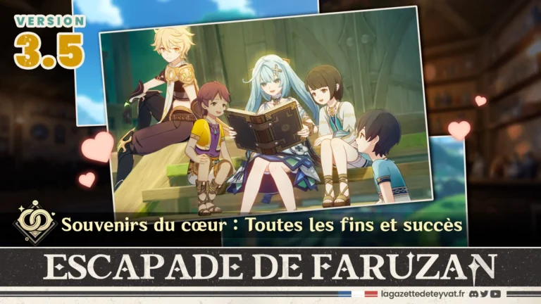 Escapade de Faruzan Genshin Impact