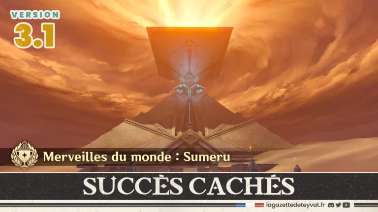 3.1 Succès cachés Sumeru