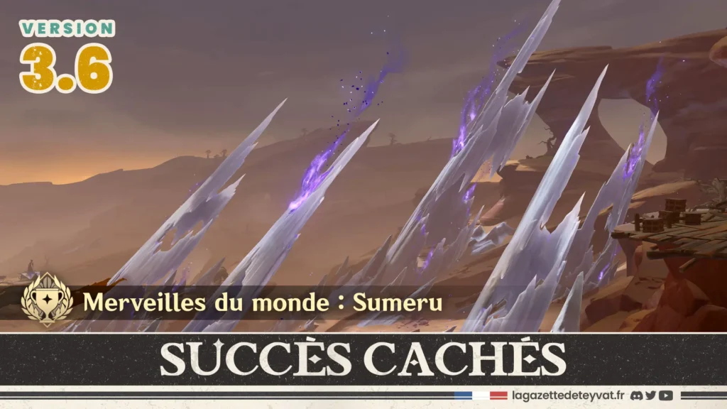 3.6 Succès cachés Sumeru