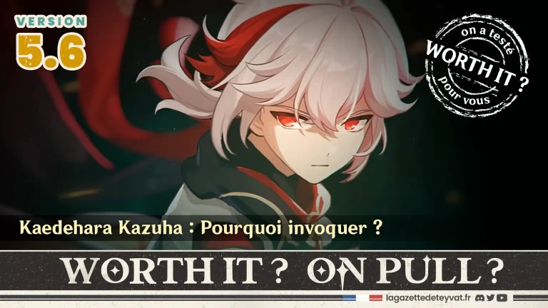 Kaedehara Kazuha Genshin Impact, analyse du personnage à invoquer, lore, gameplay et design