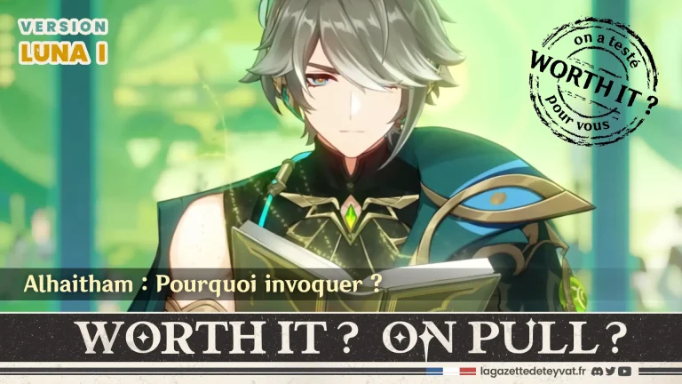 Alhaitham Genshin Impact, analyse du personnage à invoquer, lore, gameplay et design