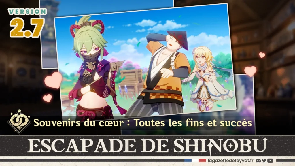 Escapade de Kuki Shinobu Genshin Impact