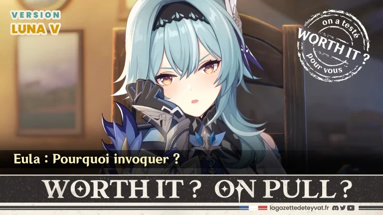 Eula Genshin Impact, analyse du personnage à invoquer, lore, gameplay et design
