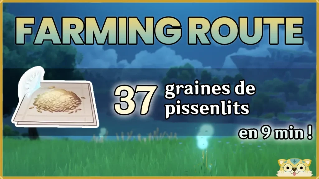 Guide Farming Route Genshin Impact, Graines de pissenlits