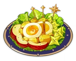Spécialité culinaire de Mona, personnage de Genshin Impact