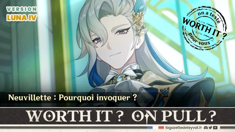 Neuvillette Genshin Impact, analyse du personnage à invoquer, lore, gameplay et design
