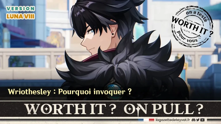 Wriothesley Genshin Impact, analyse du personnage à invoquer, lore, gameplay et design