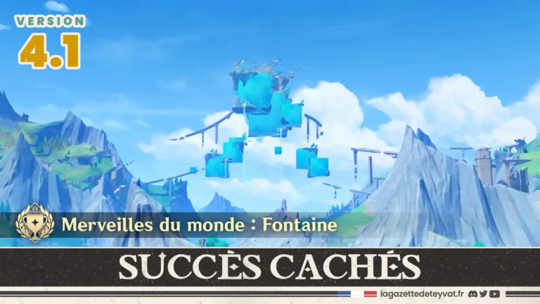 4.1 Succès cachés Fontaine