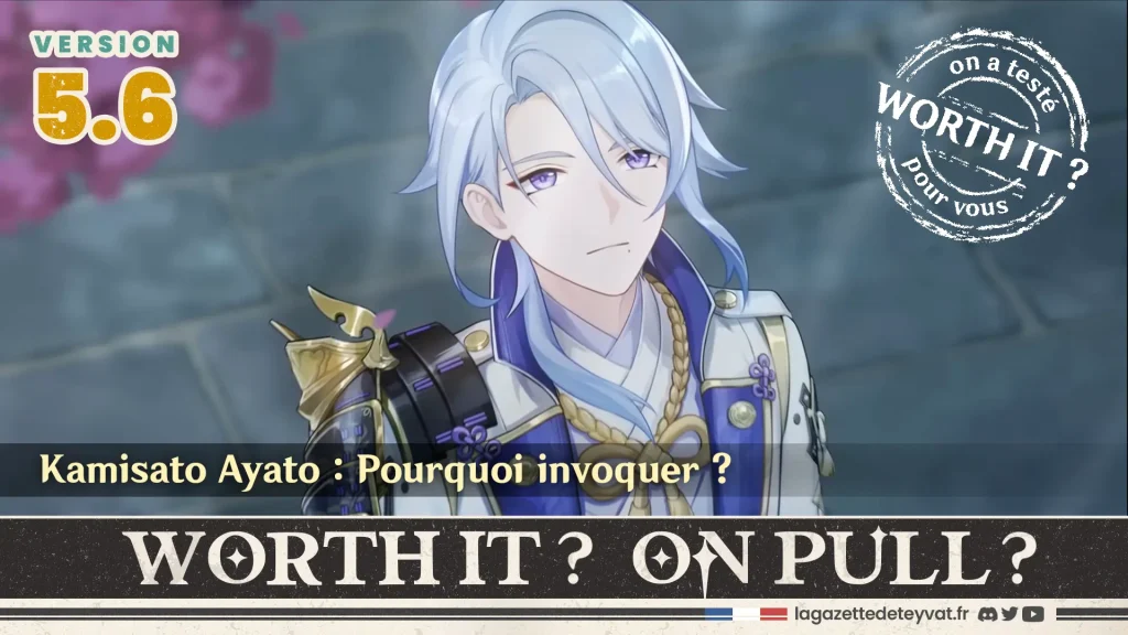 Kamisato Ayato Genshin Impact, analyse du personnage à invoquer, lore, gameplay et design