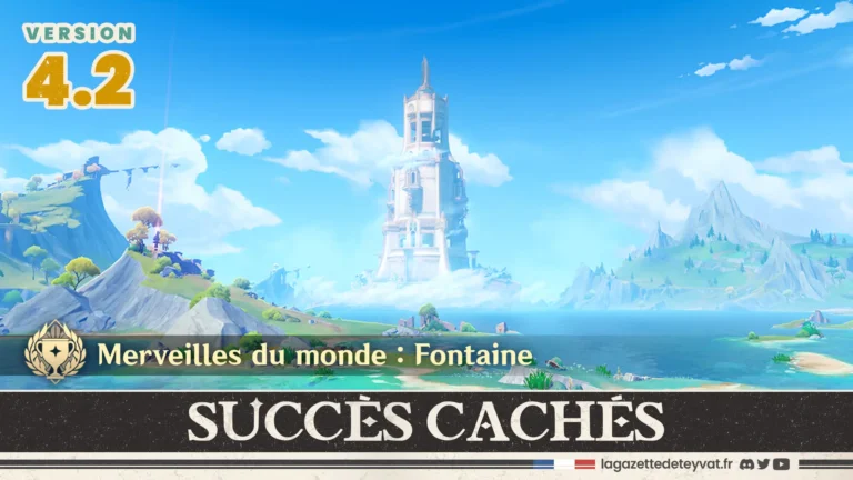 4.2 Succès cachés Fontaine, Genshin Impact