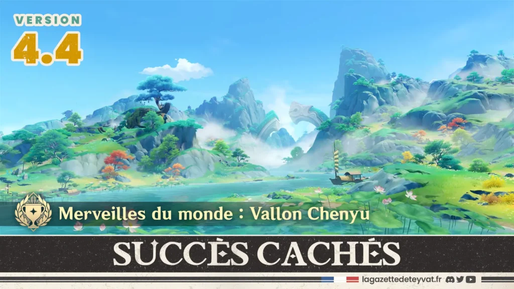 4.4 Succès cachés Vallon Chenyu, Genshin Impact