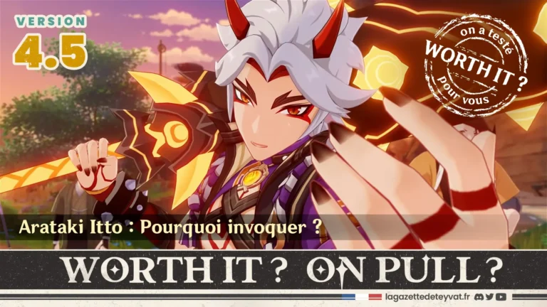 Arataki Itto Genshin Impact, analyse du personnage à invoquer, lore, gameplay et design