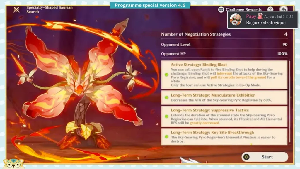 Programme spécial 4.6 Genshin impact