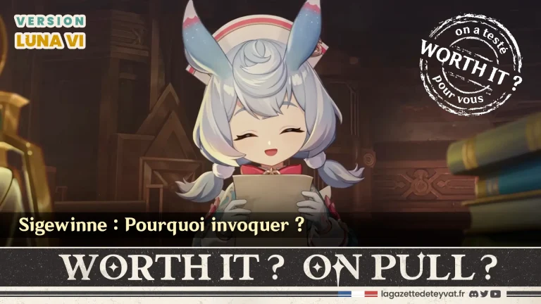 Sigewinne Genshin Impact, analyse du personnage à invoquer, lore, gameplay et design