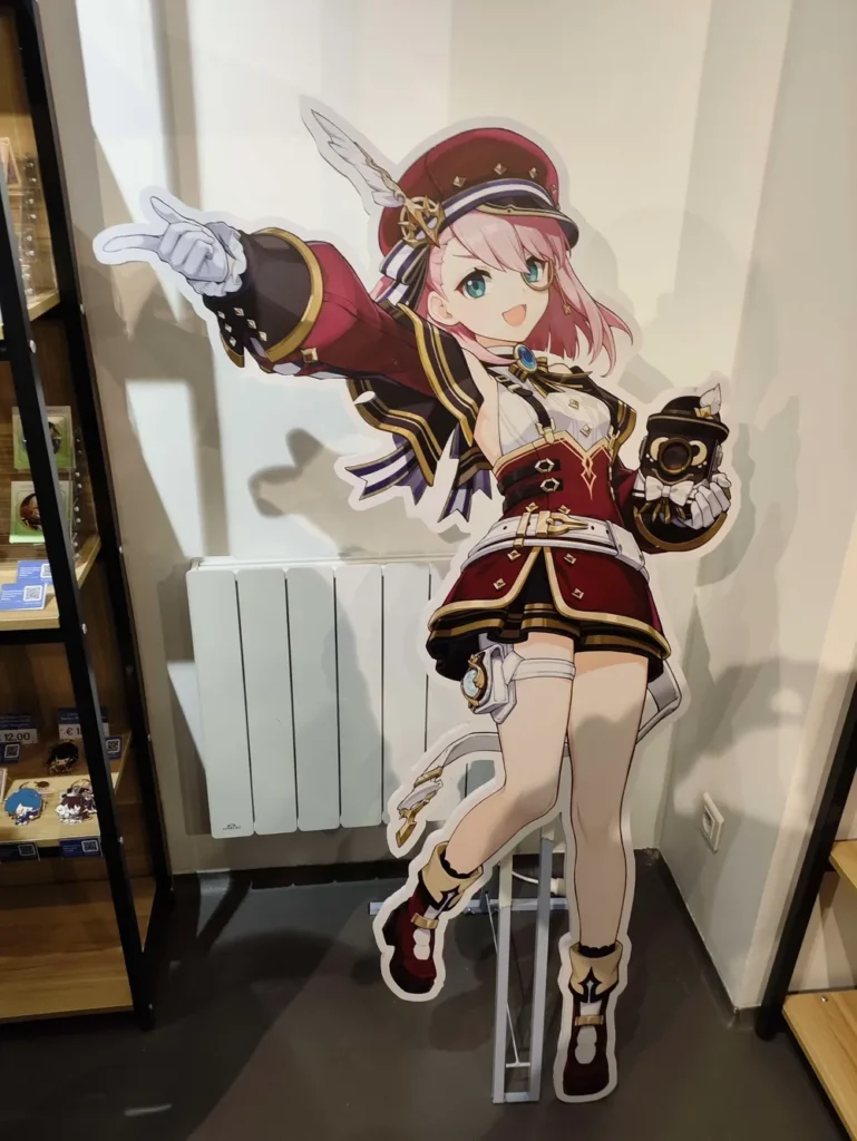 Teyvat Goods 2024 ― Boutique éphémère de produits dérivés du jeu Genshin Impact à Paris.