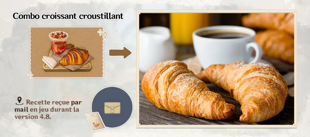 Combo croissant croustillant, Genshin Impact