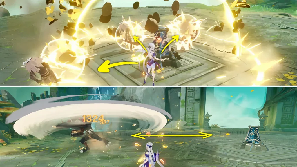 Défi de Ningguang tuto phase 2, Écho peinturé, Genshin Impact