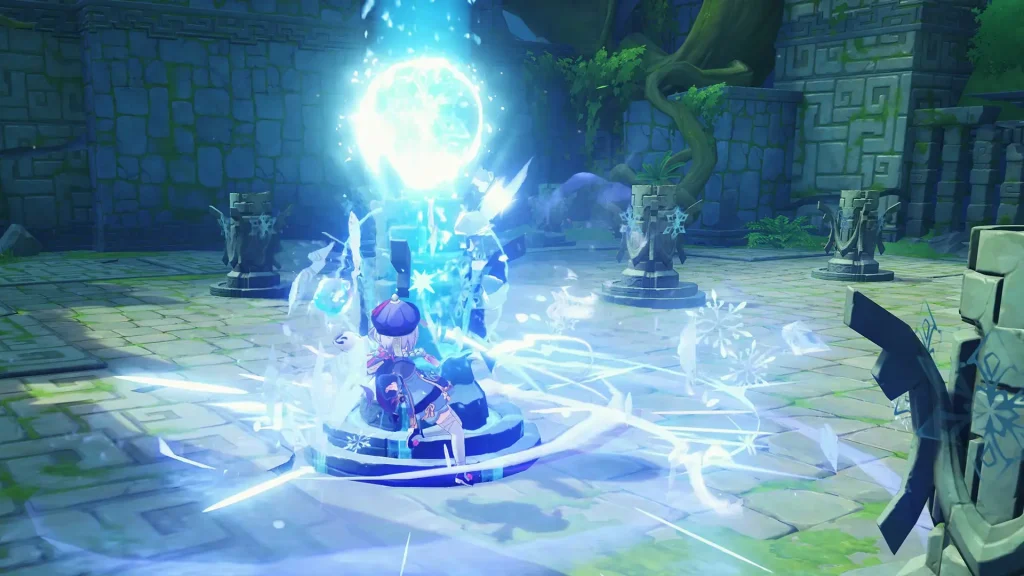 Défi de Qiqi tuto phase 1, Écho peinturé, Genshin Impact