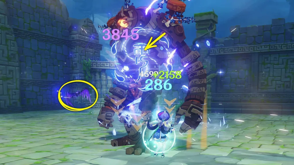 Défi de Qiqi tuto phase 2, Écho peinturé, Genshin Impact