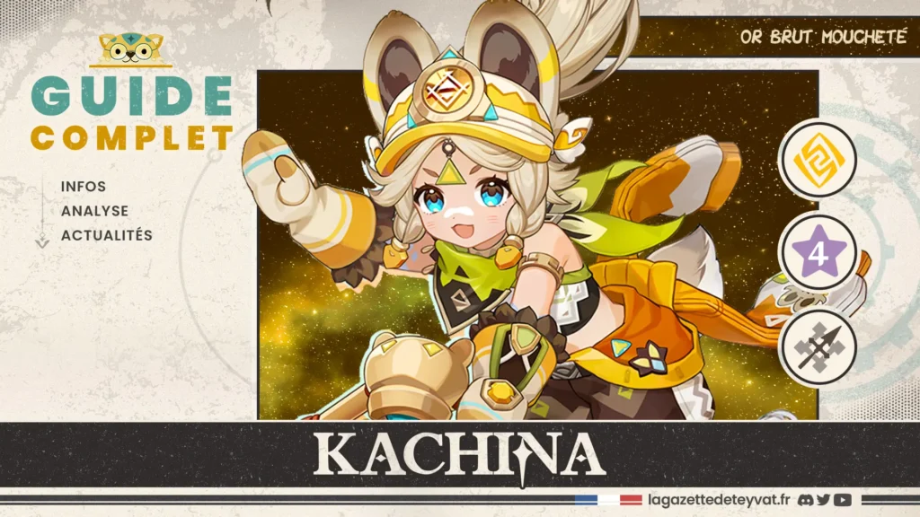 Kachina Genshin Impact, guide complet, farm, build, synergies, rotations