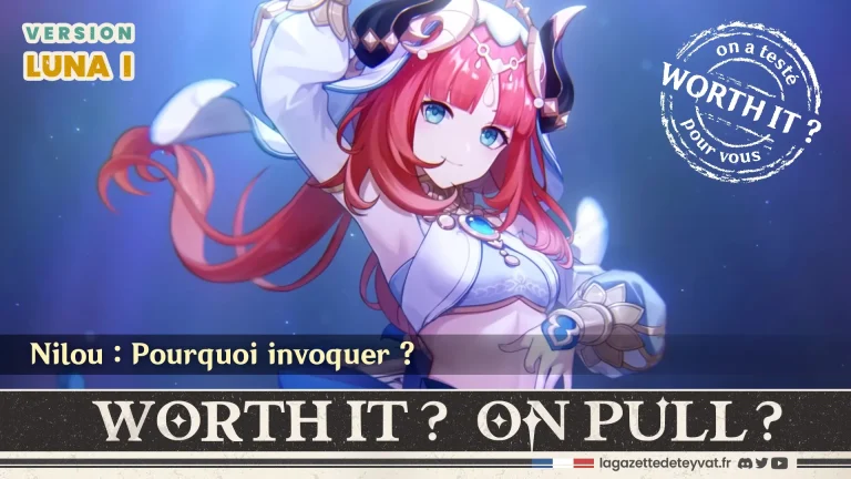 Nilou Genshin Impact, analyse du personnage à invoquer, lore, gameplay et design