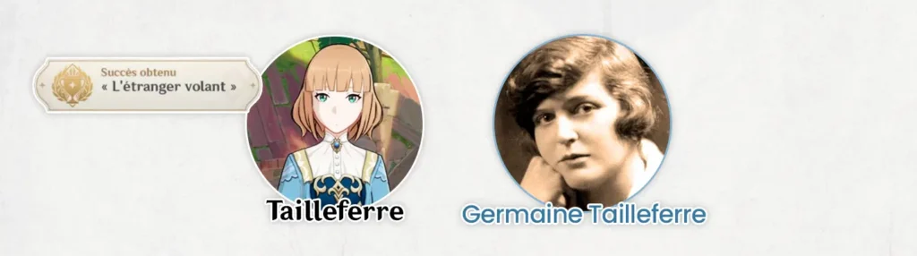 13 — Germaine Tailleferre, Genshin Impact