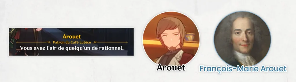 8 — François-Marie Arouet, Genshin Impact