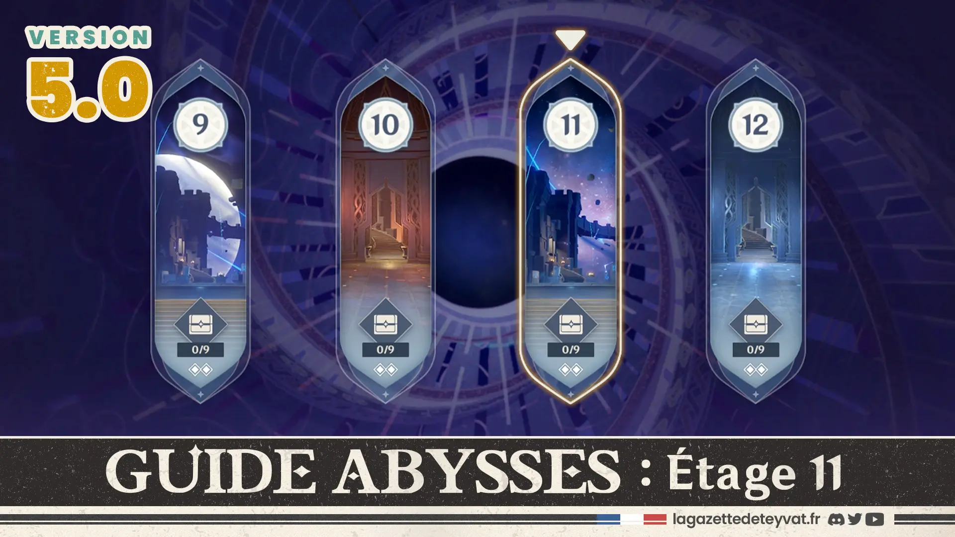 Profondeurs spiralées, Abysses 5.0, étage 11, Genshin Impact