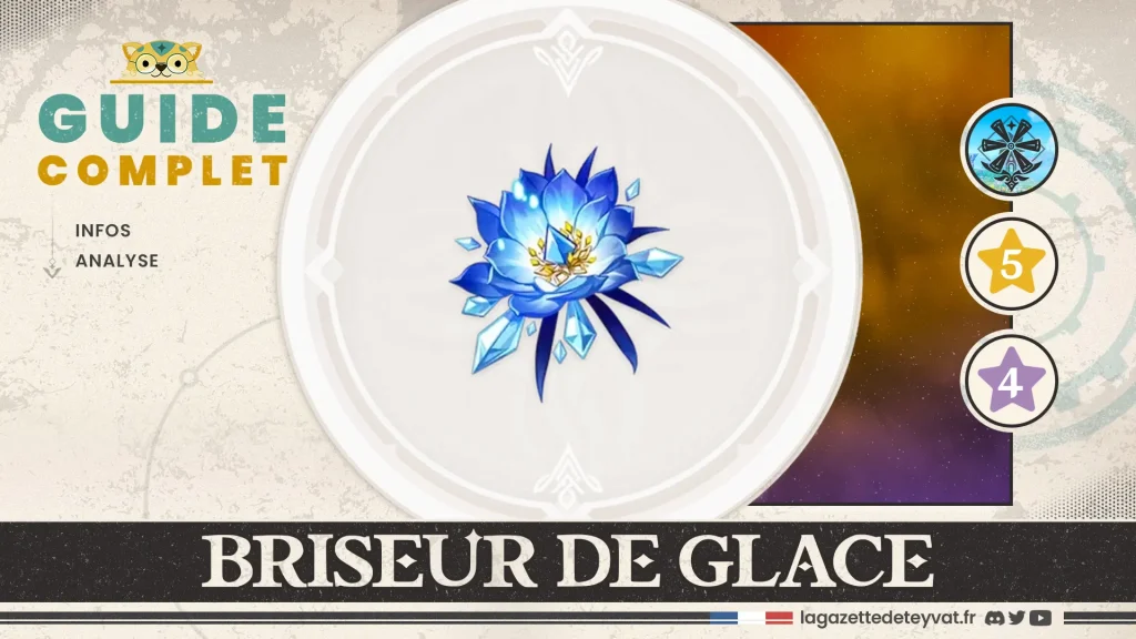 Briseur de glace Genshin Impact, guide artéfact