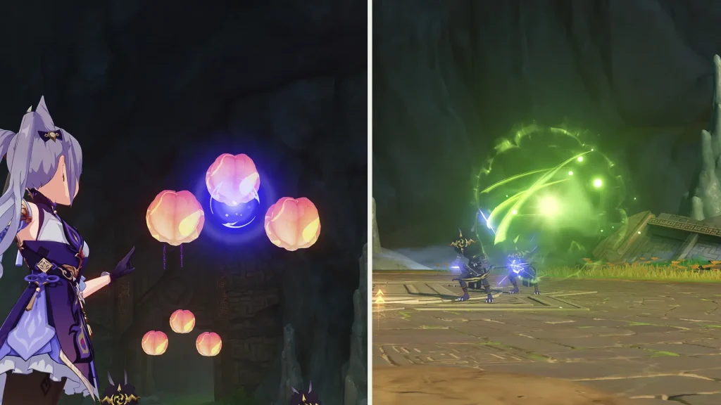 Défi de Keqing tuto phase 2, Écho peinturé, Genshin Impact