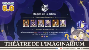 Théâtre de l'imaginarium guide 5.0, Genshin Impact