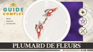 Plumard de fleurs, Genshin Impact, guide complet, farm, personnages conseillés