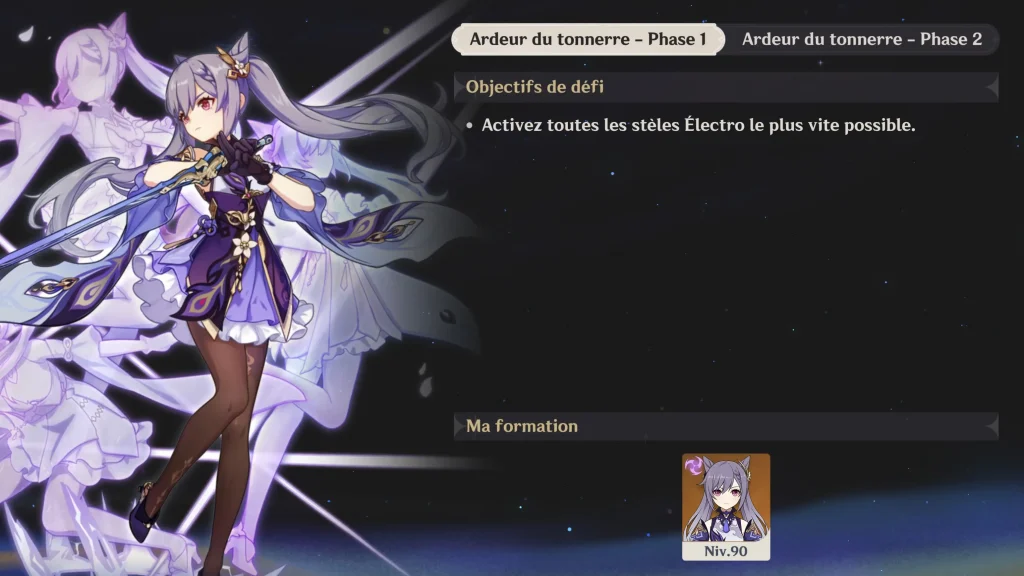 Défi de Keqing, Écho peinturé, Genshin Impact