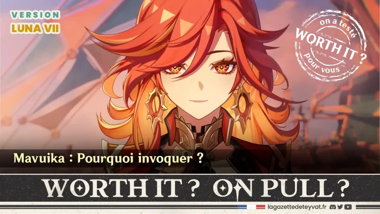 Mavuika Genshin Impact, analyse du personnage à invoquer, lore, gameplay et design