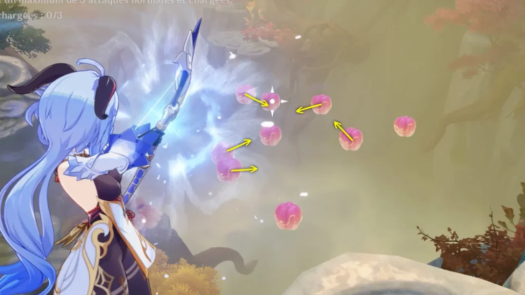 Défi de Ganyu tuto phase 1, Écho peinturé, Genshin Impact