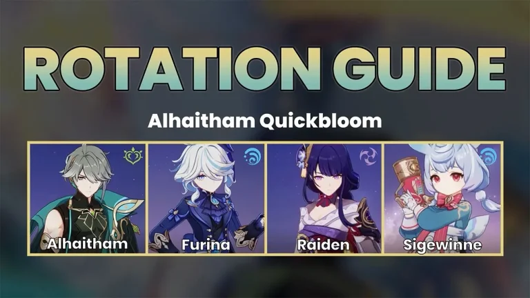 Alhaitham Quickbloom (Furina, Raiden, Sigewinne)