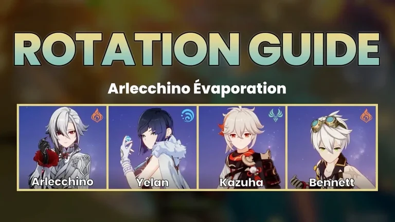 Arlecchino, Yelan, Kazuha, Bennett