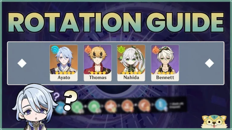 Ayato, Thomas, Nahida, Bennett