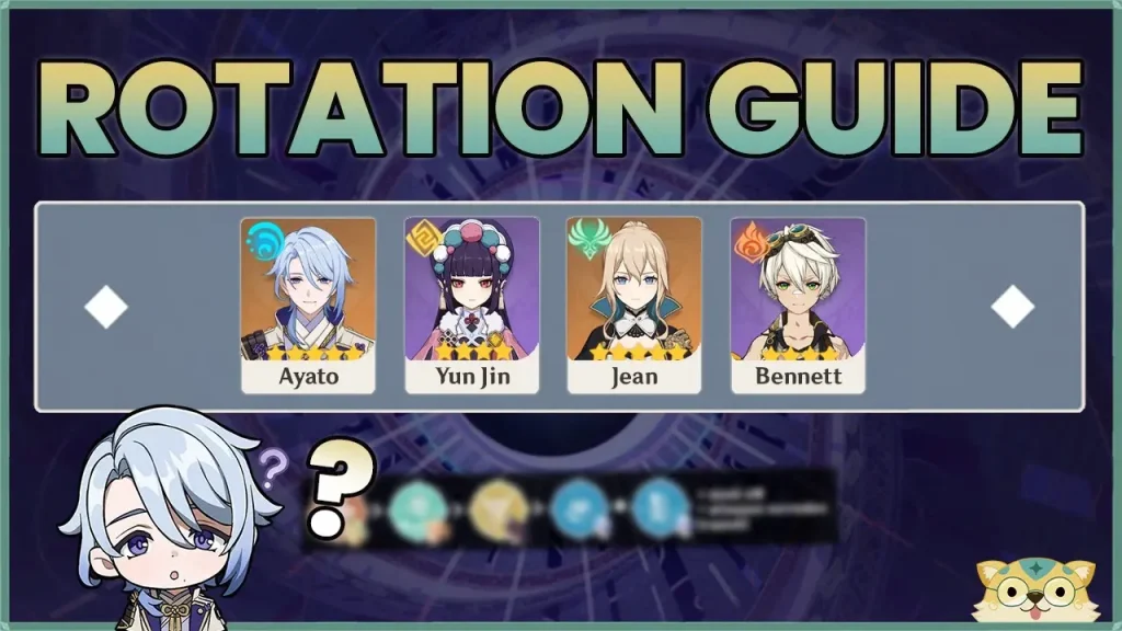 Ayato, Yun Jin, Jean, Bennett