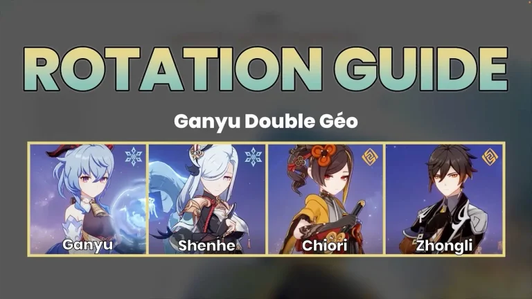 Ganyu, Shenhe, Chiori, Zhongli