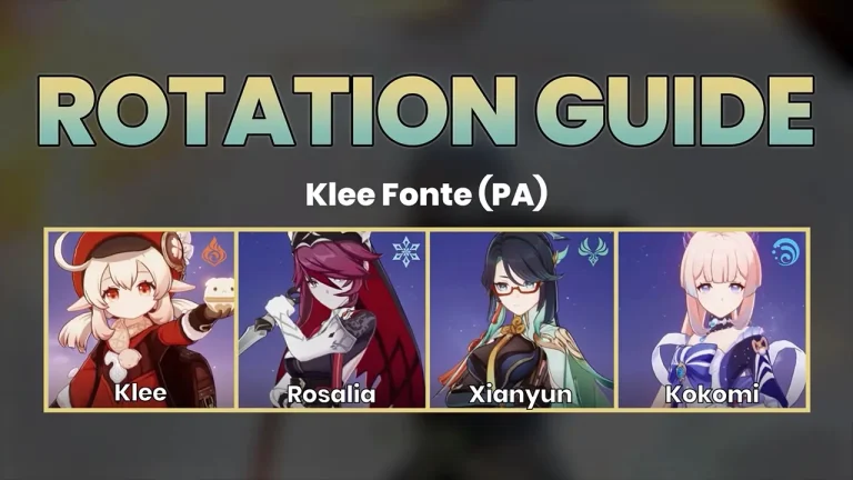 Klee, Rosalia, Xianyun, Kokomi