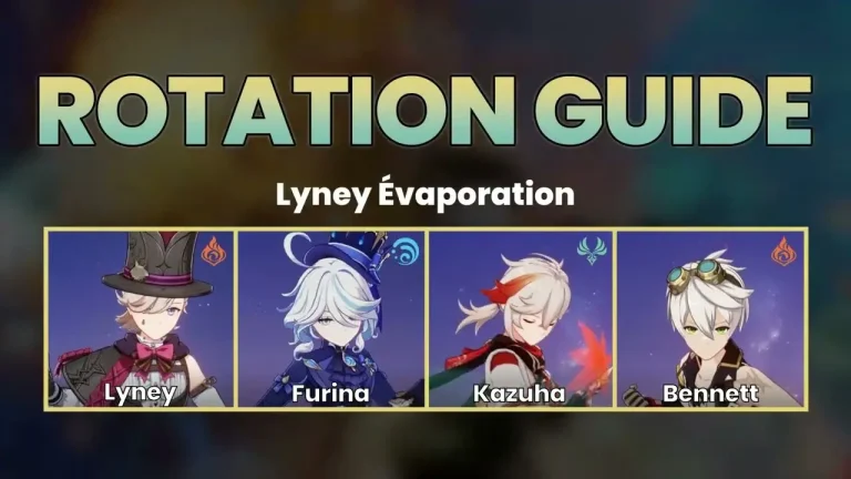 Lyney, Furina, Kazuha, Bennett