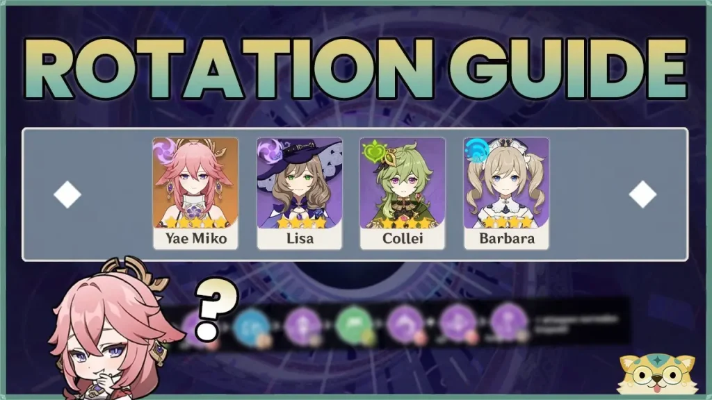 Yae Miko, Lisa, Collei, Barbara