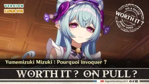 Yumemizuki Mizuki Genshin Impact, analyse du personnage à invoquer, lore, gameplay et design